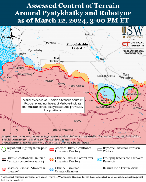 
ЗСУ утримують наступ ворога біля Бахмута: карти ISW 