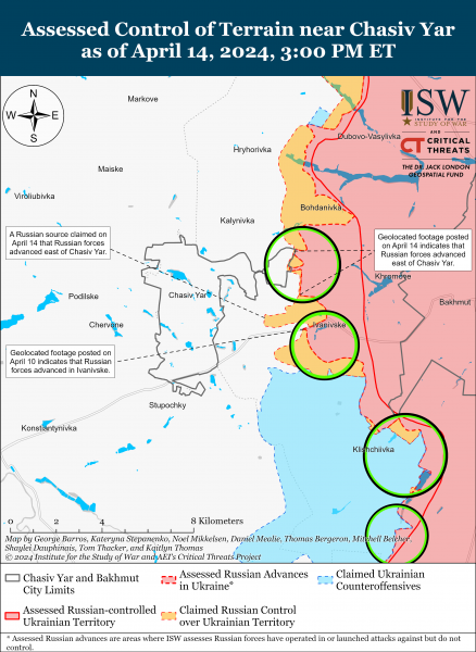 
ЗСУ просунулися в районі Кремінної та Новомихайлівки: карти ISW 