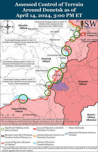 
ЗСУ просунулися в районі Кремінної та Новомихайлівки: карти ISW 