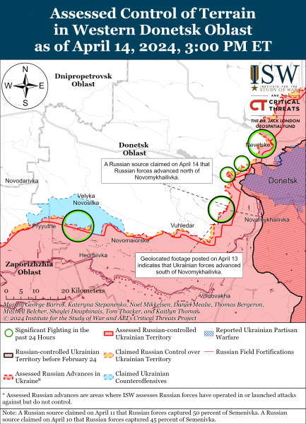 
ЗСУ просунулися в районі Кремінної та Новомихайлівки: карти ISW 