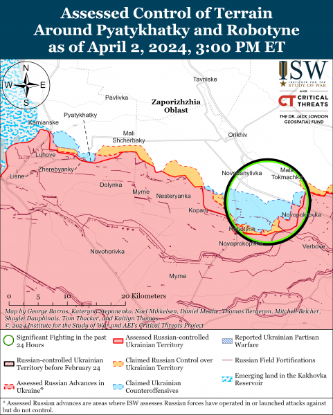 
Росіяни атакують на кількох напрямках: карти ISW 