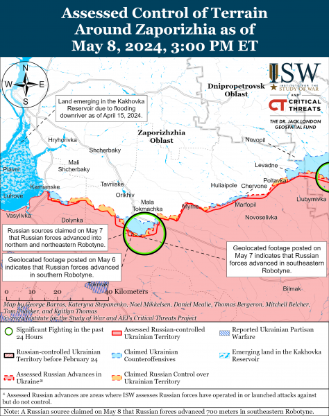 
Окупанти просуваються на кількох напрямках: карти ISW 