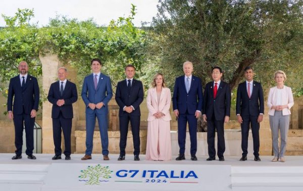 
G7 за підсумками саміту вирішила передати Україні 50 млрд доларів до кінця року 