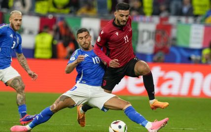 
Збірна Італії пропустила найшвидший гол в історії Євро, але здобула перемогу над Албанією (відео)
