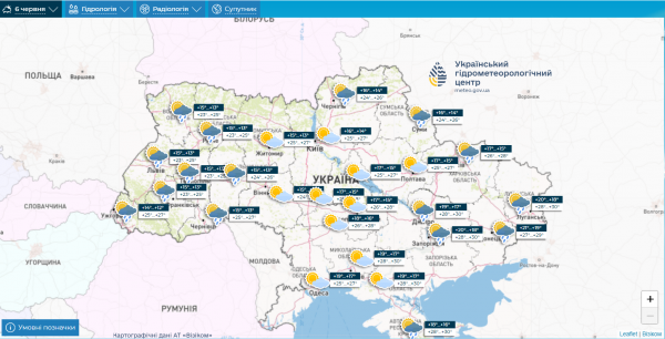 
Спека за "тридцятку". Синоптики дали прогноз на робочий тиждень в Україні 