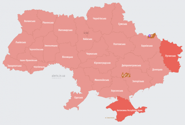 
В Україні оголошено повітряну тривогу через зліт МіГ-31 