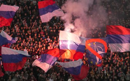 
УЄФА заборонив проносити російські прапори на стартовий матч збірної України на Євро-2024
