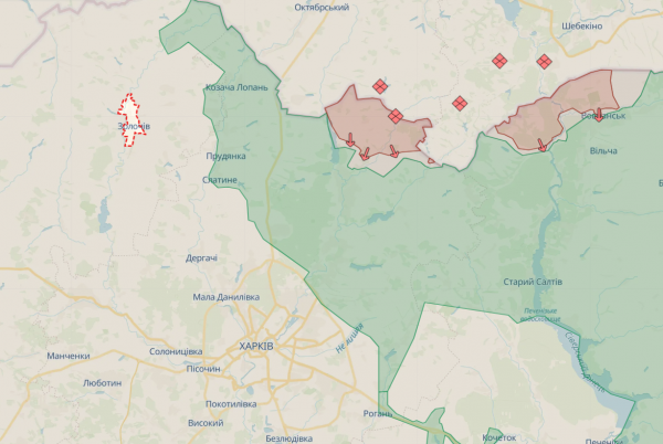 
Наступ РФ у Харківській області: у ЗСУ розповіли, чи є загроза з напрямку Золочева 