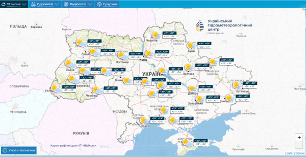 
В Україну прийде "пекельна" спека. Синоптики дали прогноз на робочий тиждень 