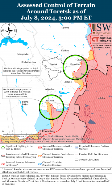 
Українські воїни відновили позиції у Часовому Яру: карти ISW 