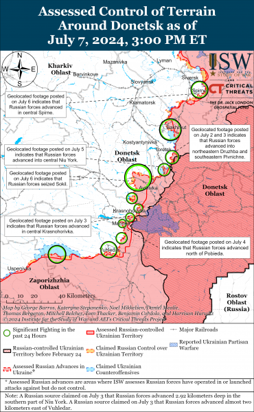 
ЗСУ успішно контратакували у Харківській області, ворог просунувся біля Торецька: карти ISW 