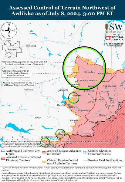 
Українські воїни відновили позиції у Часовому Яру: карти ISW 