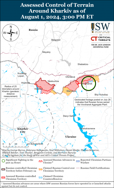 
Окупанти просунулися поблизу Сватового, Часового Яру і коло Донецька: карти ISW 