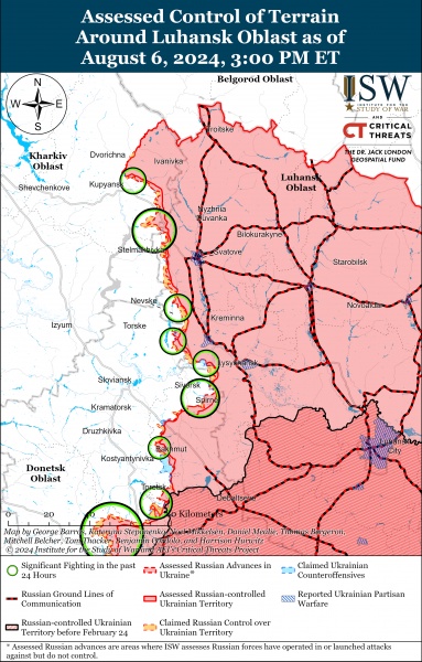 
Росіяни просунулися в Нью-Йорку, але не захопили його повністю: карти ISW 