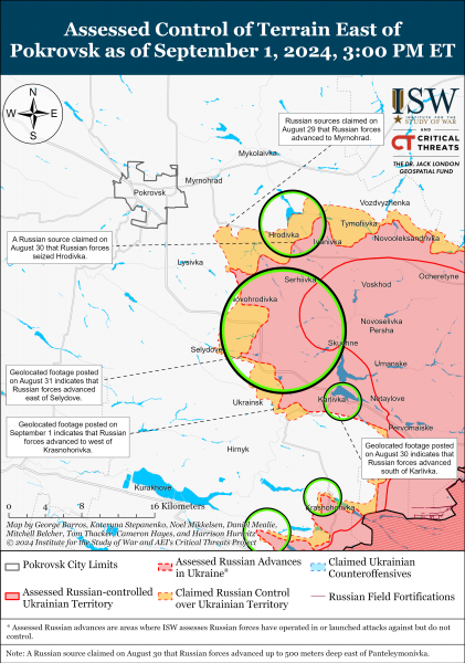 
Окупанти просунулися у Харківській та Донецькій областях: карти ISW 