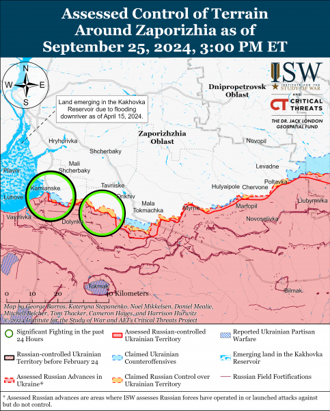 
ЗСУ відвойовують позиції у Вовчанську, а ворог просунувся в районі Вугледара: карти ISW 