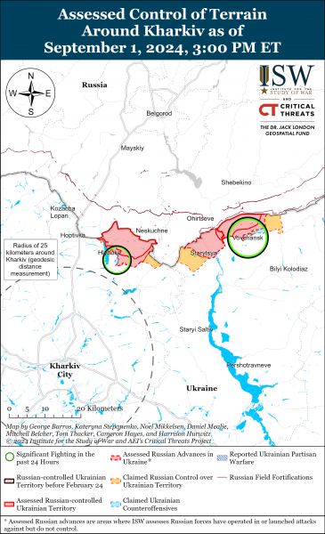 
Окупанти просунулися у Харківській та Донецькій областях: карти ISW 