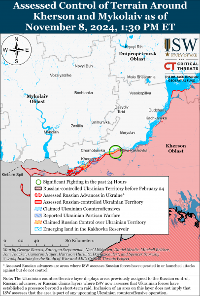 
ЗСУ просунулися у Курській області, а ворог тисне на Донбасі: карти ISW 