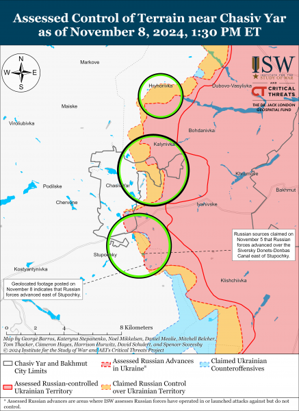 
ЗСУ просунулися у Курській області, а ворог тисне на Донбасі: карти ISW 