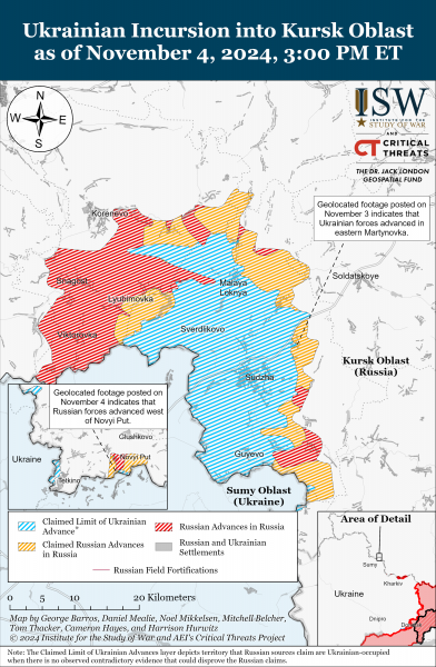 
ЗСУ мали успіх у Харківській області та під Торецьком, ворог тисне в 5 районах: карти ISW 