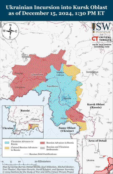 
Ворог просунувся під Сіверськом і Торецьком, Покровськом і Вугледаром: карти ISW 