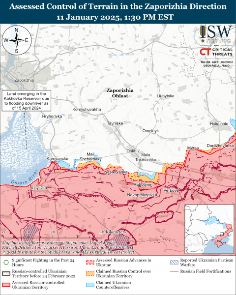 
Українські воїни просунулися у Курській області: карти ISW 