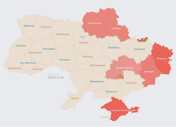 
Україну атакують російські дрони-камікадзе "Шахед": де ризик ударів 