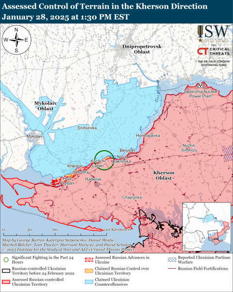 
ISW: ЗСУ мали успіх біля Покровська і Торецька, РФ тисне у 2 областях, а КНДР "довоювалася" 