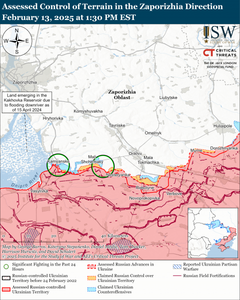 
Окупанти просунулися біля Борової та Сіверська: карти ISW 