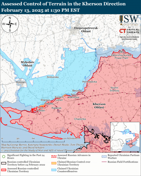 
Окупанти просунулися біля Борової та Сіверська: карти ISW 