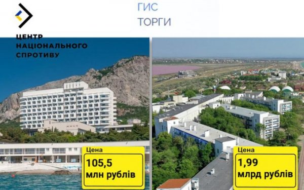 Росіяни виставили на продаж два санаторії у тимчасово окупованому Криму, — спротив
                                