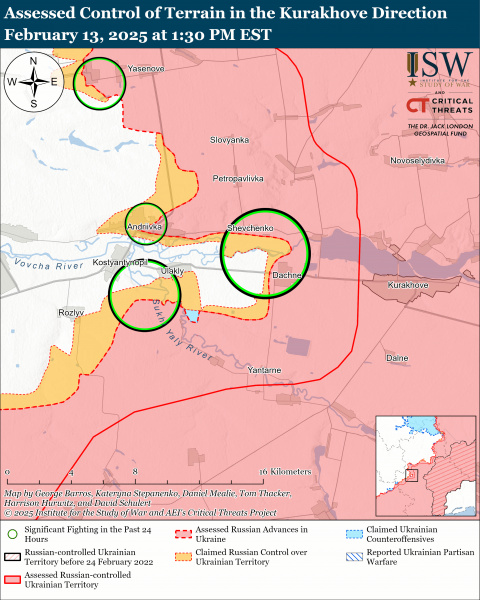 
Окупанти просунулися біля Борової та Сіверська: карти ISW 