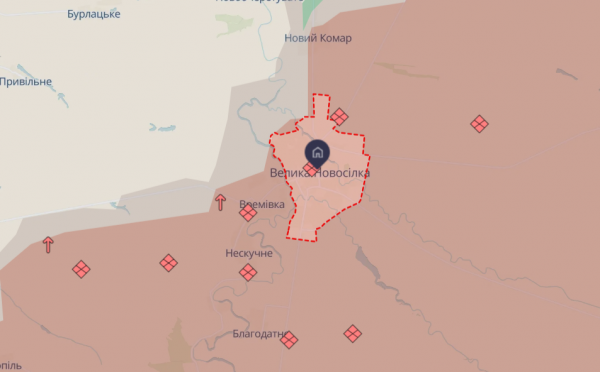 
Росіяни потрапили у "вогневий мішок" у Великій Новосілці, - Сили оборони 