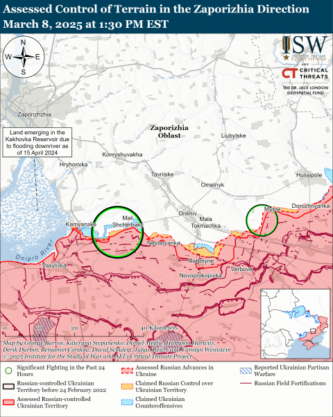 
ЗСУ мали успіх біля Торецька і Покровська, ворог тисне на трьох напрямках: карти ISW 