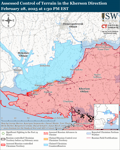 
Ворог тисне біля Покровська і Курахового, Великої Новосілки та на Запоріжжі: карти ISW 