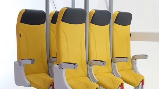 Aviointeriors презентувала стоячі місця Skyrider 2.0 для літаків, які можуть з'явитися на коротких рейсах вже у 2026 році, збільшуючи пасажиромісткість на 20%.