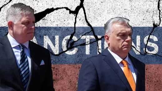 Угорщина та Словаччина блокують військову допомогу Україні та її вступ до ЄС, посилаючись на енергетичні інтереси та внутрішньополітичні міркування.