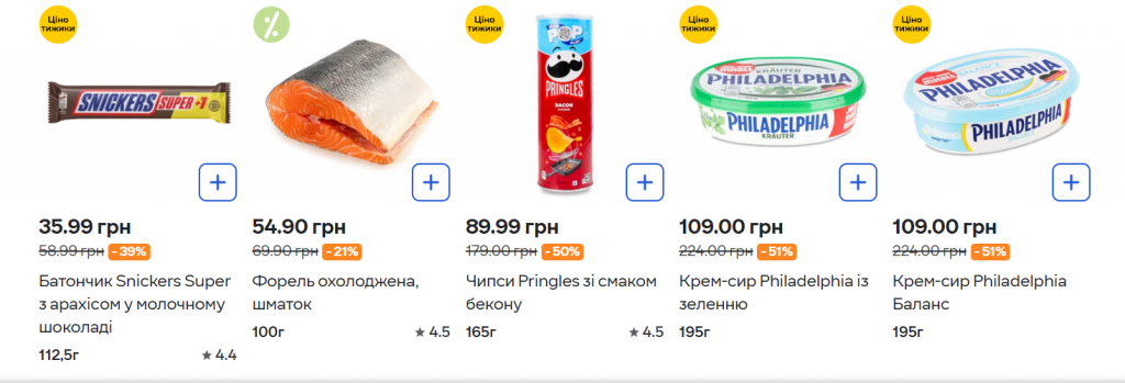 Товар дня у «Сільпо» 7–8 листопада 2025: Pringles, Snickers і форель зі знижками до 50%