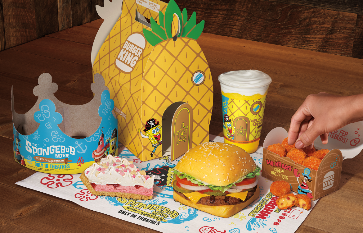 Burger King запускає нове меню SpongeBob, створене разом із The SpongeBob Movie: Search for SquarePants, пропонуючи сезонні страви та унікальний сімейний досвід.