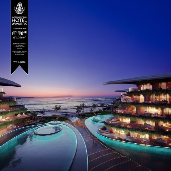 Anantara Dragon Seseh Bali від українського Taryan Group отримав світову нагороду за дизайн та архітектуру готелю