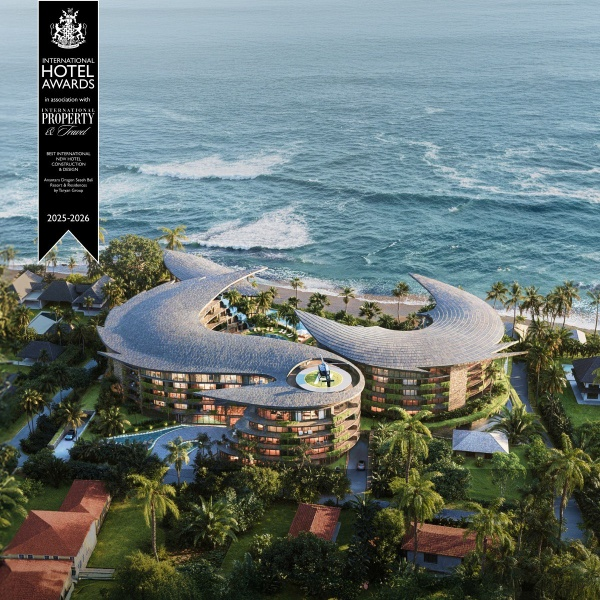 Anantara Dragon Seseh Bali від українського Taryan Group отримав світову нагороду за дизайн та архітектуру готелю