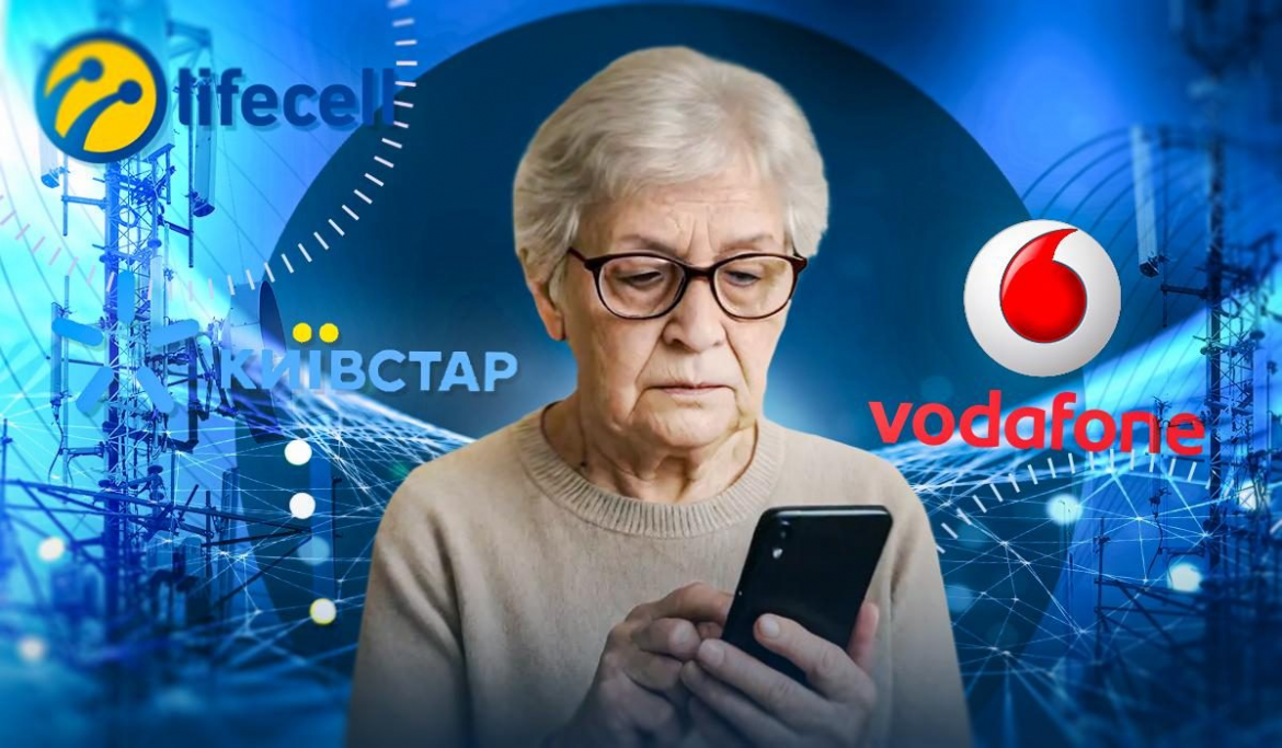 Огляд найдешевших мобільних тарифів для пенсіонерів у 2026 році. Актуальні ціни на Київстар, Лайф та Водафон, поради щодо економії та переходу на контракт.