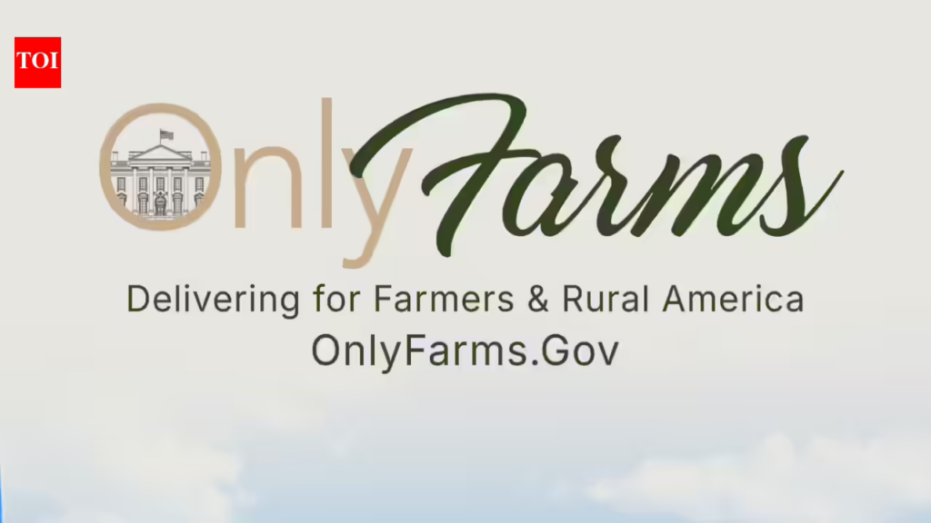 Білий дім запустив OnlyFarms: Трамп зустрів фермерів золотим трактором та обіцяв «золотий вік»