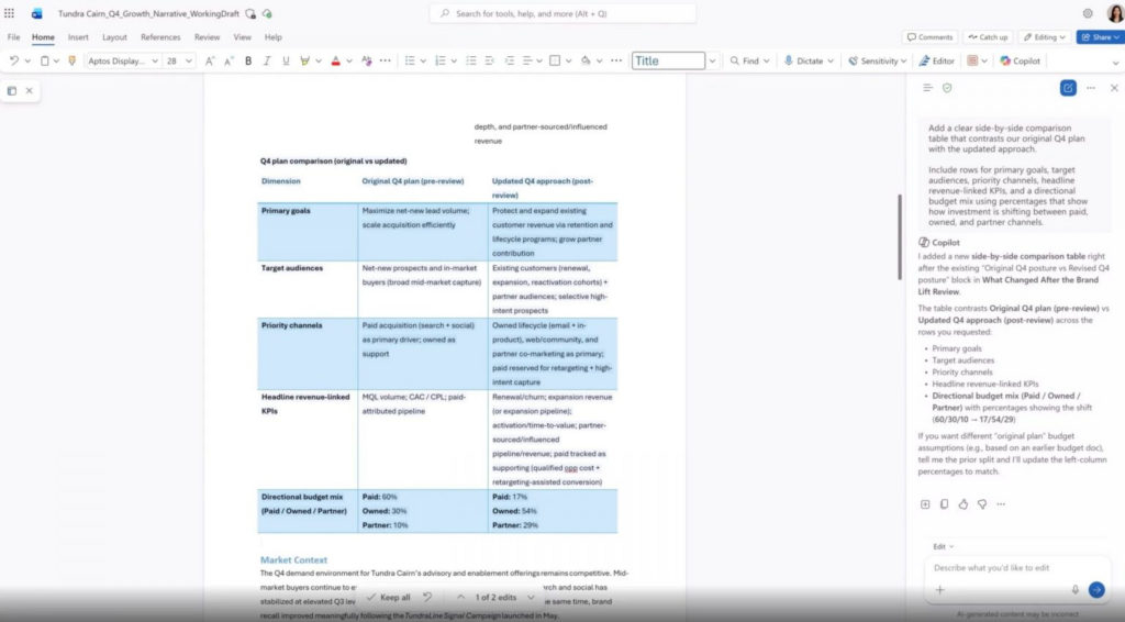 Microsoft Word, Excel і PowerPoint отримають Agent Mode: як працює новий ШІ для створення документів та що таке вайбворкінг