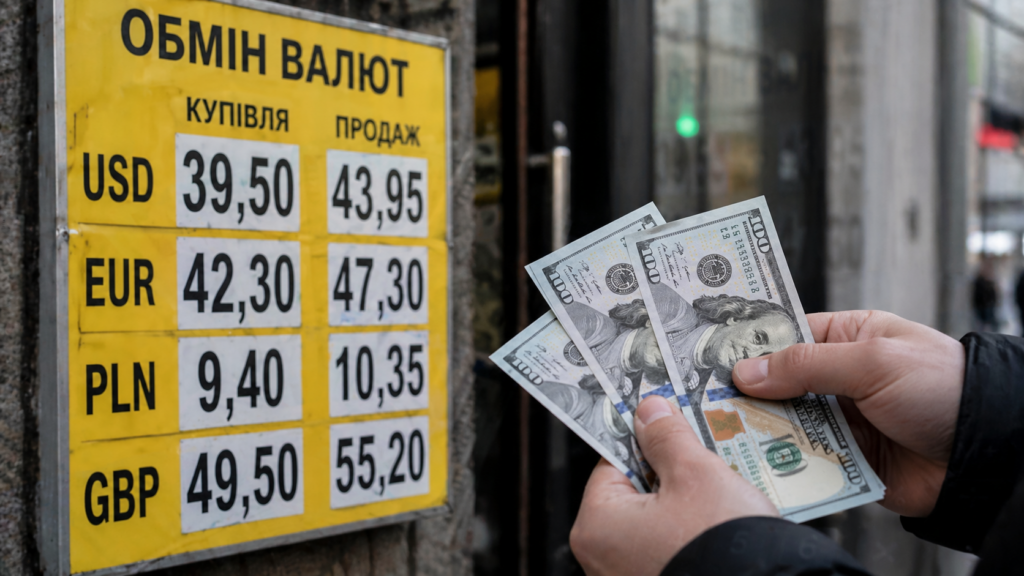 Курс валют на 29 квітня 2026 в Україні: долар в обмінниках пішов угору, а євро в банках дешевшає