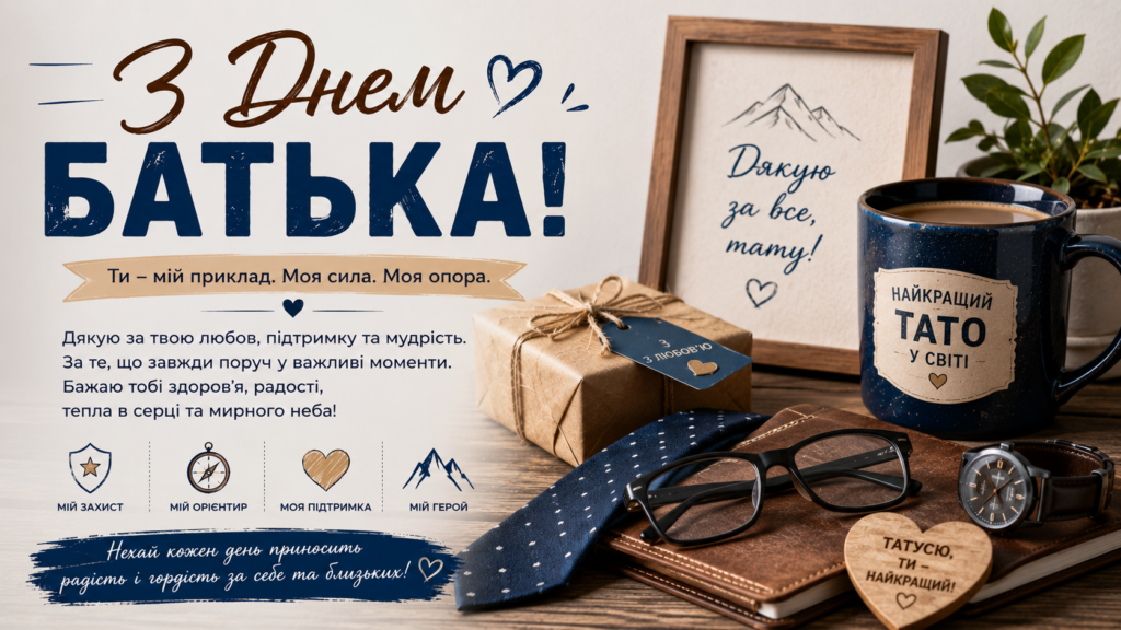 День батька 2026 в Україні: привітання у смс, віршах та картинках