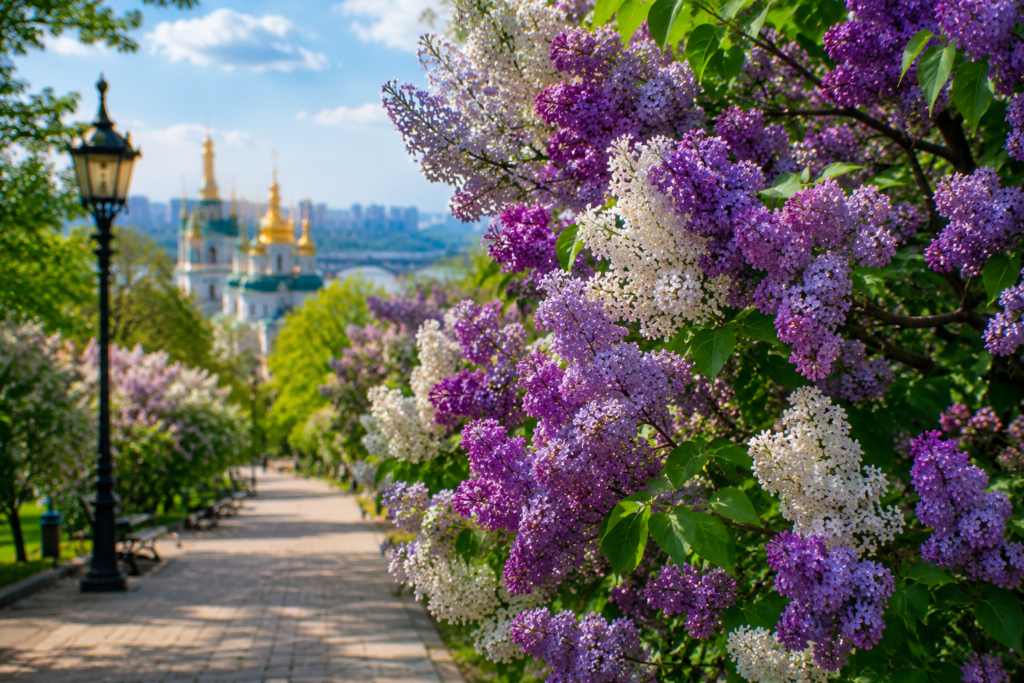Де квітне бузок у Києві 2026 — список парків, алеї для фото та пік сезону