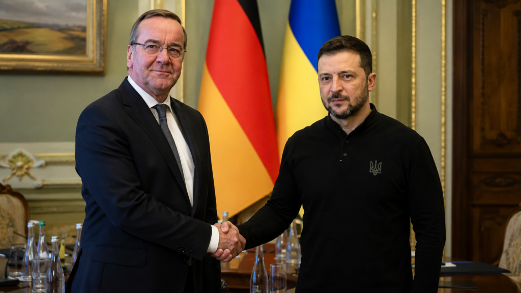 Міністр оборони Німеччини прибув до Києва: Пісторіус оголосив про нові далекобійні дрони для України