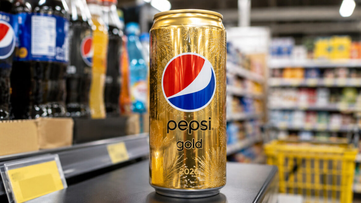 Pepsi Gold 2026 з’явилася в Україні: де купити лімітовану золоту банку, скільки коштує Pepsi у «КОПІЙОЧЦІ» та чому її шукають.