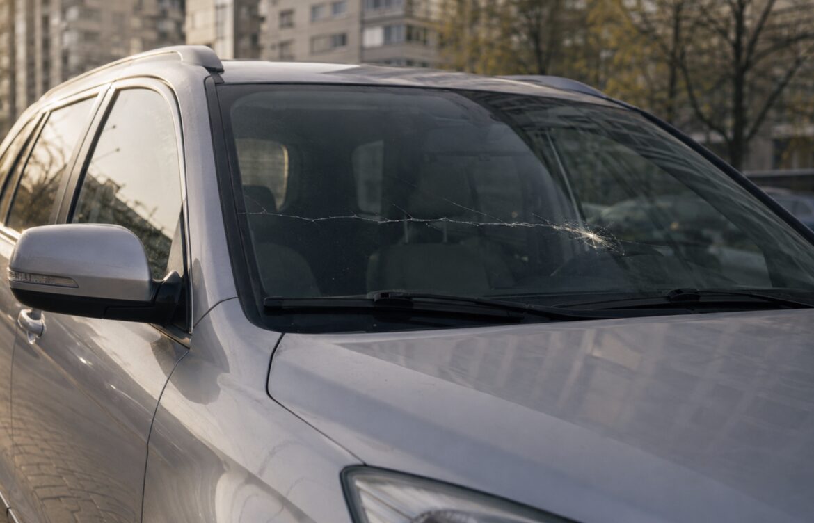 Тріснуло лобове скло на Honda CR-V